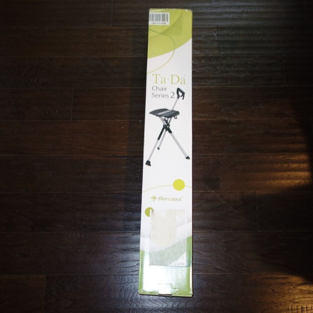 NEW STEP2GOLD Ta-Da Series 2 Chair Portable Folding Hiking Pole 34.2" Black - Picture 3 of 7